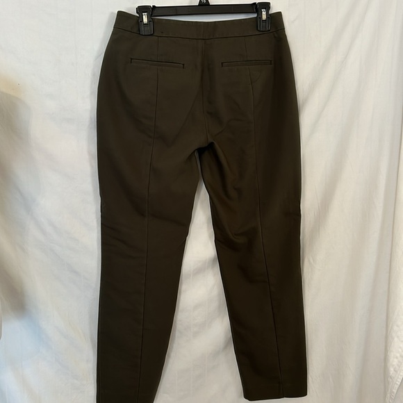 Express Columist Skinny Mid Rise Slim Leg Trouser Dress Pant Black 6R - Picture 4 of 11